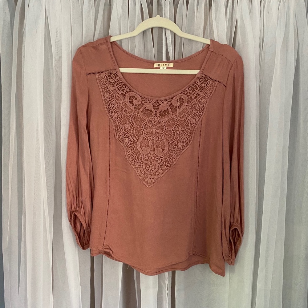 Lime Lush Lace Detailed Blouse